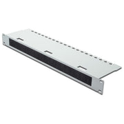 Digitus pannello gestione cavi 1 unita' con foro centrale per armadi rack colore grigio ral 7035 (dn-19 org-3u)
