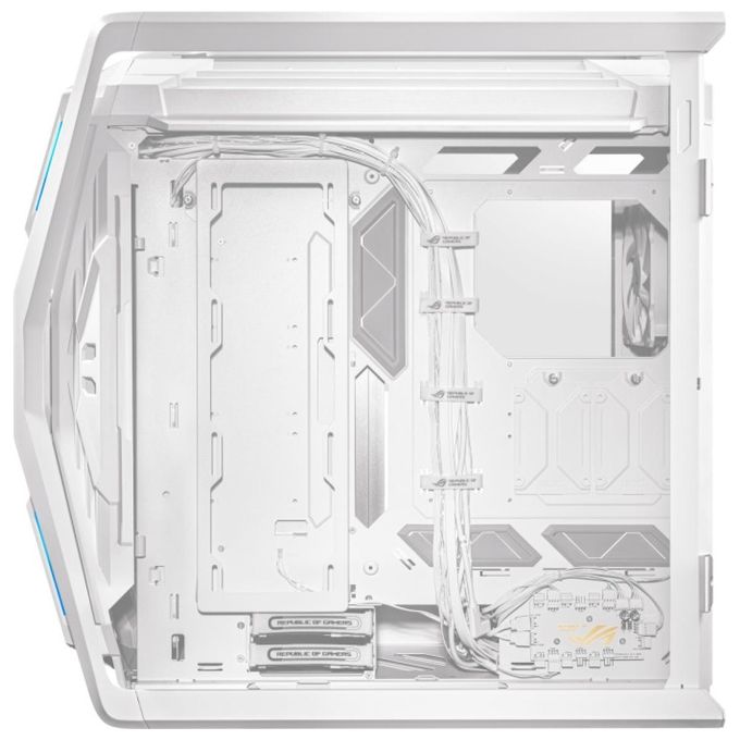 ASUS 90DC00F3-B39000 ROG Hyperion GR701 Case PC Full Tower Supporto E-ATX Radiatori 420 mm 4 Ventole 140 mm USB Type-C Doppia Porta 60W Aura Sync colore Bianco