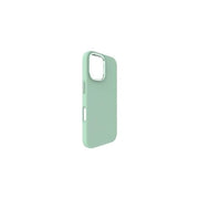 Tunit Clear Cover per iPhone 16 Soft Touch in Silicone con MagSafe Menta