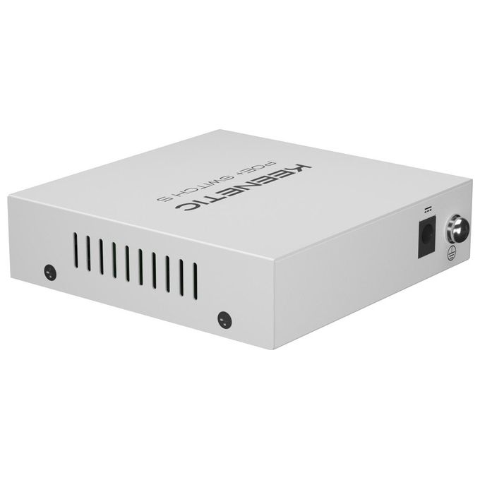 Keenetic KN-4610-01-EU Switch 5 porte Gigabit con 4 porte PoE+ e 60W di potenza erogabile colore Bianco