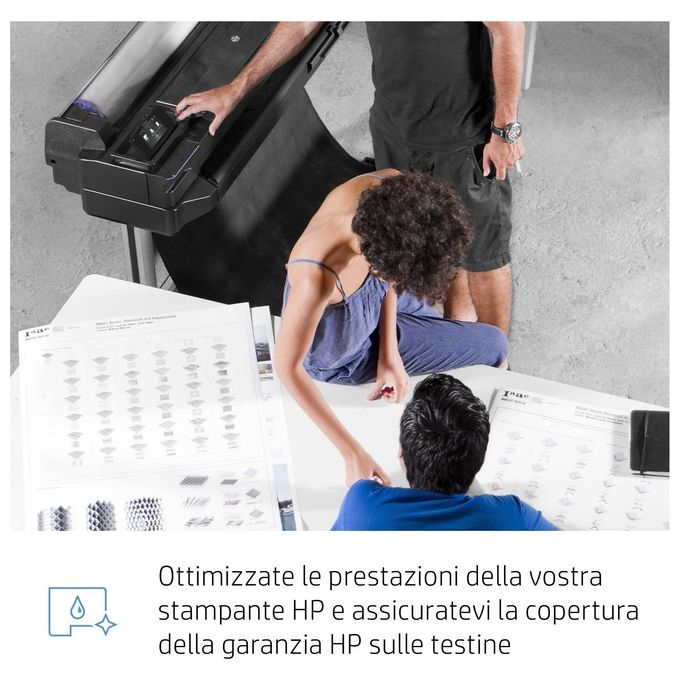 HP Cartuccia Originale 730 P2V63A Magenta 130ml per DesignJet T1600 T1700 T2600