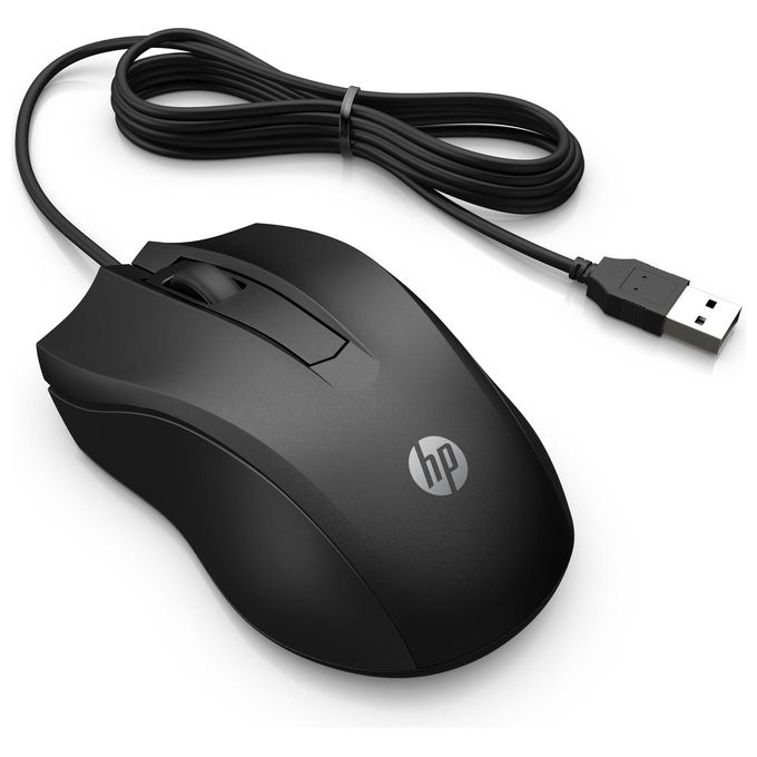 HP 105 Black Wired Mouse Usb