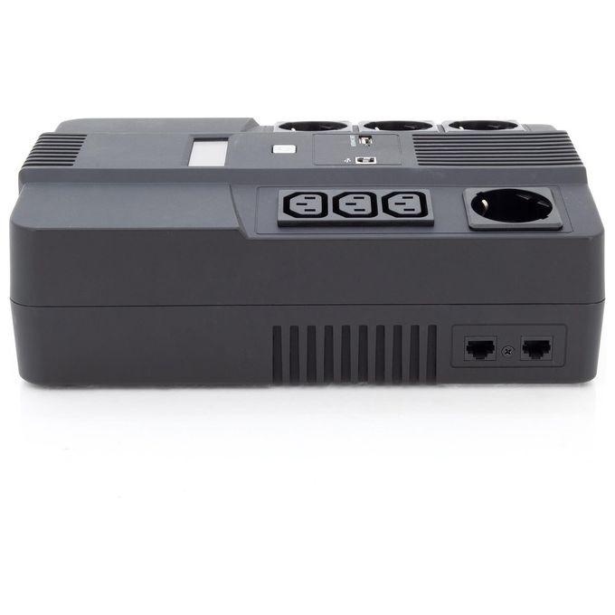 Digitus gruppo di continuita' 600 va-360 watt 4 prese schuko, 3 iec c13 usb, rj45