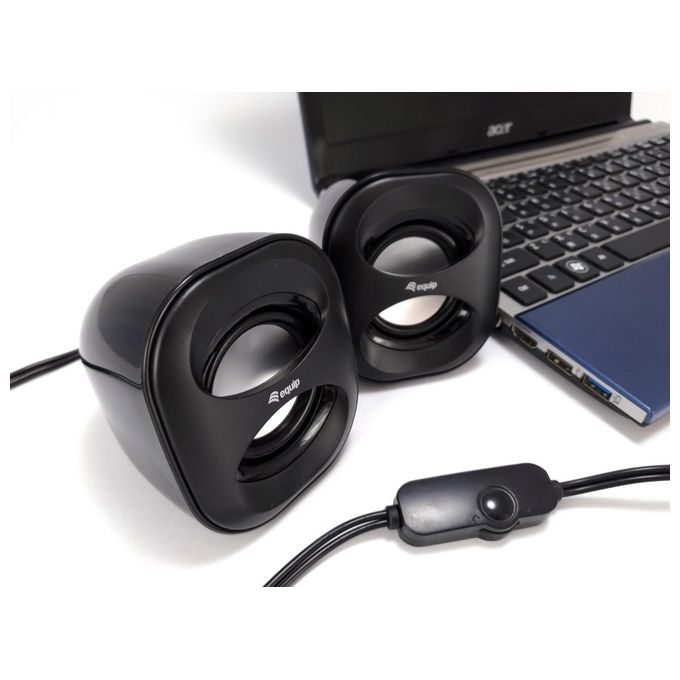 Conceptronic Speaker Usb 2.0 3W Nero Cablato