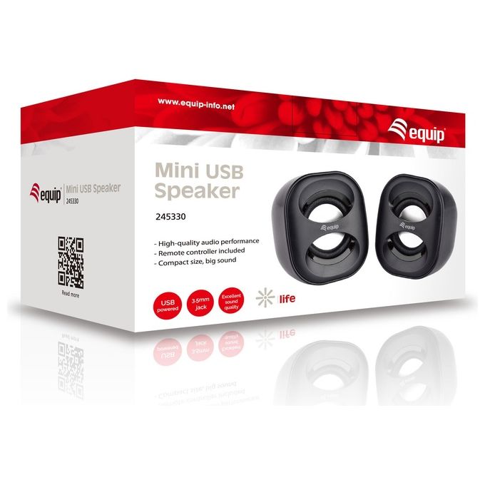 Conceptronic Speaker Usb 2.0 3W Nero Cablato