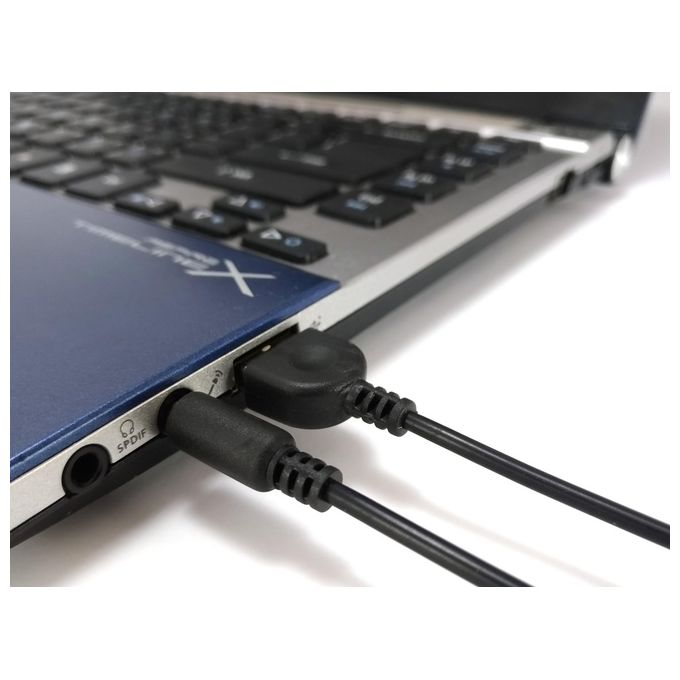 Equip 245331 Mini Casse PC 2.0 USB 3W Jack 3.5mm Plug and Play colore Nero