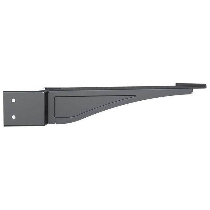 Multibrackets 7406 Mensola regolabile in acciaio con montaggio a pavimento altezza regolabile carico massimo 10 Kg colore Nero