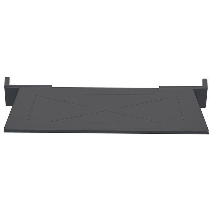 Multibrackets 7406 Mensola regolabile in acciaio con montaggio a pavimento altezza regolabile carico massimo 10 Kg colore Nero