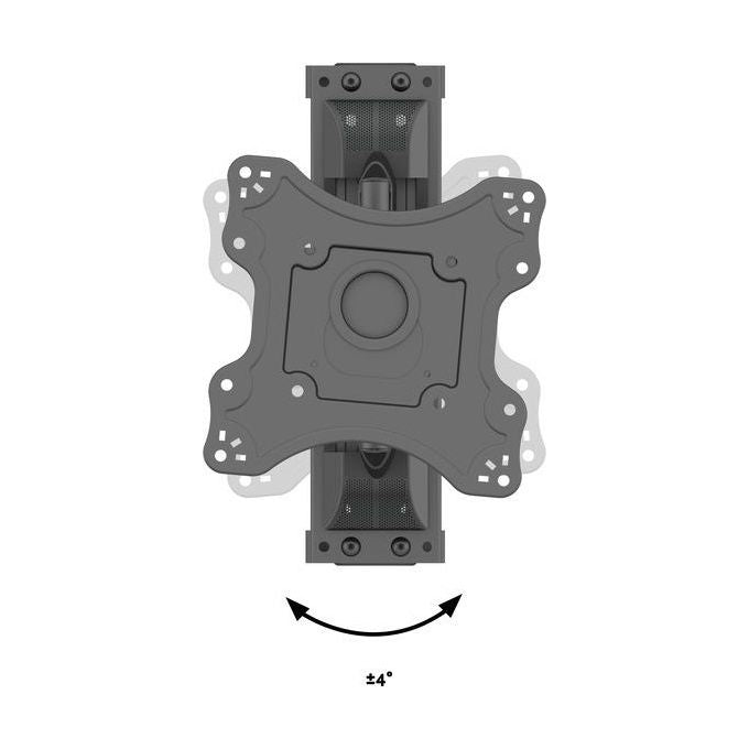 Multibrackets 6416 Serie M Pro Supporto per Display da Soffitto 17''-42'' VESA 100x100-200x200 Inclinazione Regolabile Rotazione 360° colore Nero