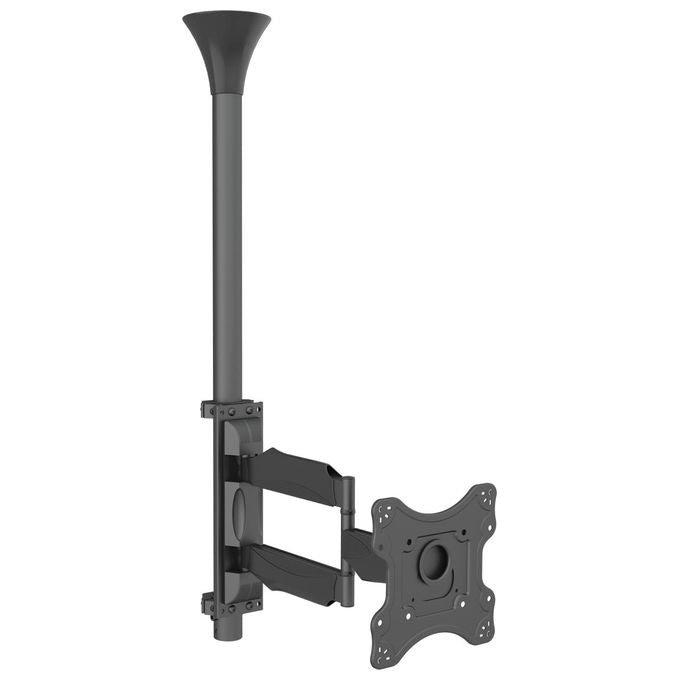 Multibrackets 6416 Serie M Pro Supporto per Display da Soffitto 17''-42'' VESA 100x100-200x200 Inclinazione Regolabile Rotazione 360° colore Nero