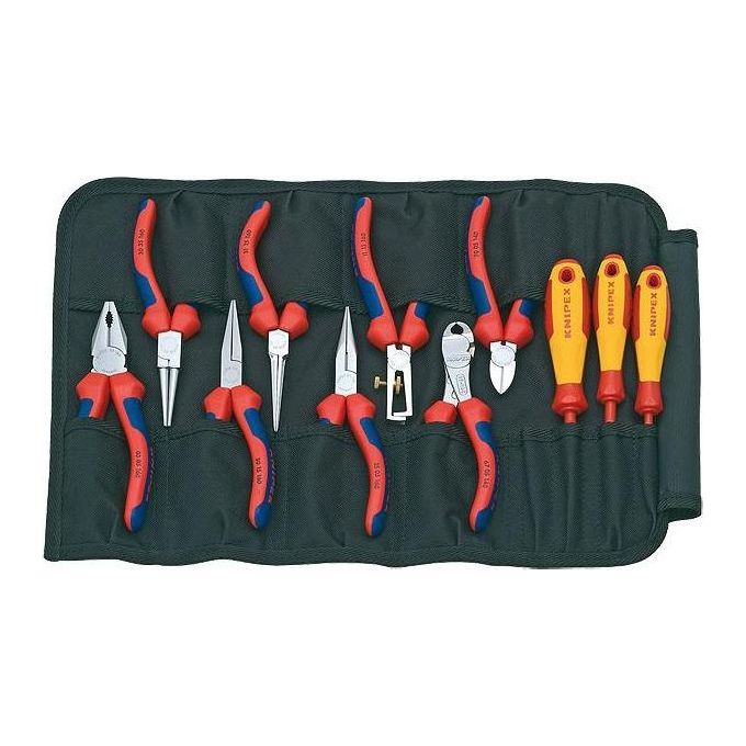 Knipex KIT_ Borsa con Utensili Elettricista 11 pezzi