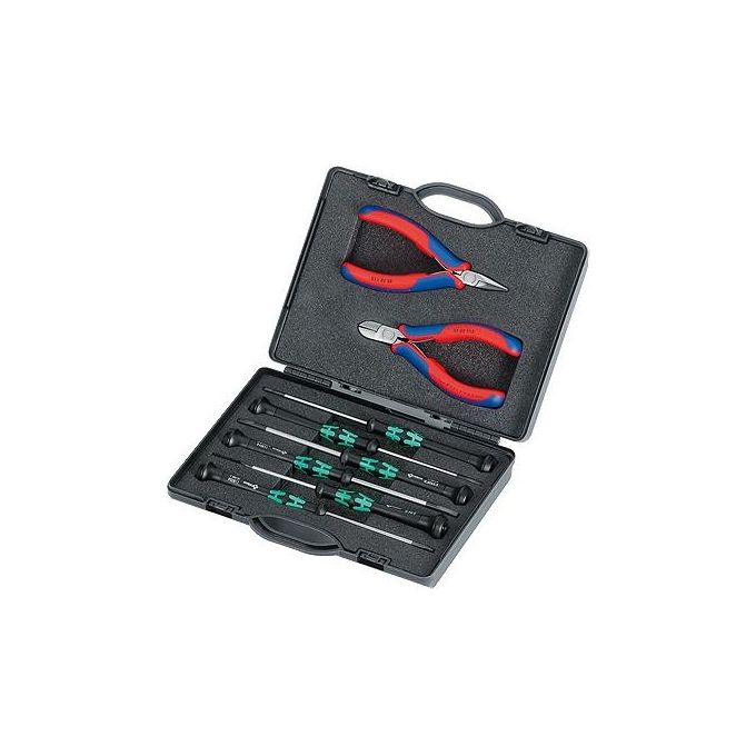 Knipex Astuccio con Pinze per Elettronica
