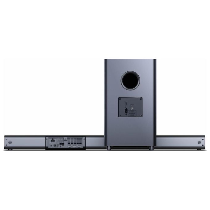 Sharp HT-SBW460 Soundbar 3.1 Canali 440 W Dolby Atmos Subwoofer Wireless Bluetooth HDMI colore Metallico