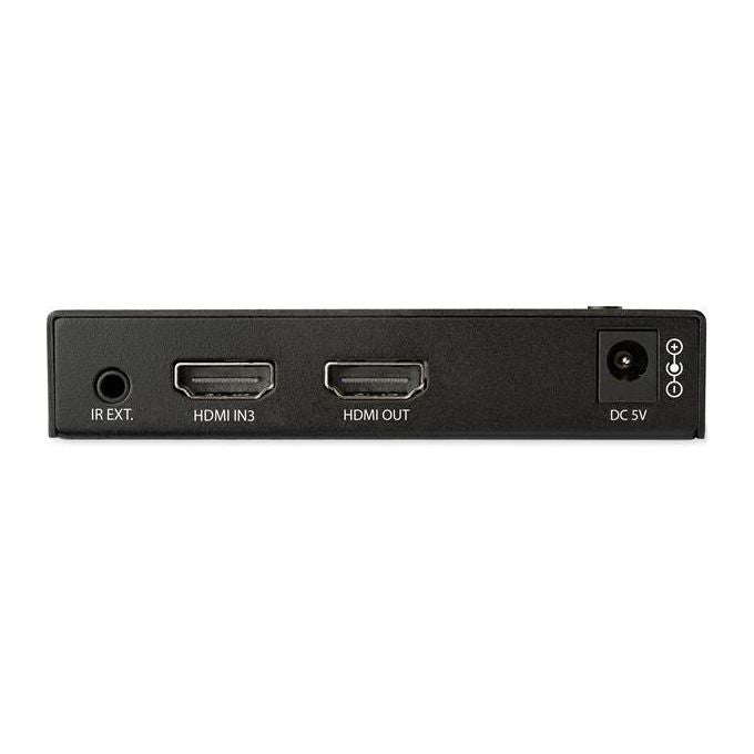 StarTech VS421HDDP Switch Video 4 porte 3x HDMI 1x DisplayPort 4K 60Hz HDCP 2.2 colore Nero