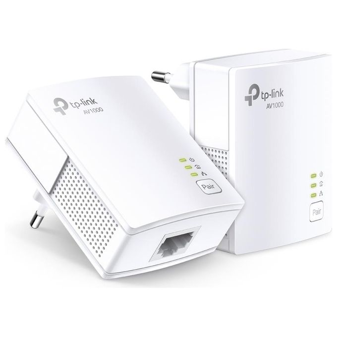 Tp-Link Tl-pa7017 KIT_ Powerline 1000 Mbit-s Collegamento Ethernet Lan Bianco 2 Pezzi