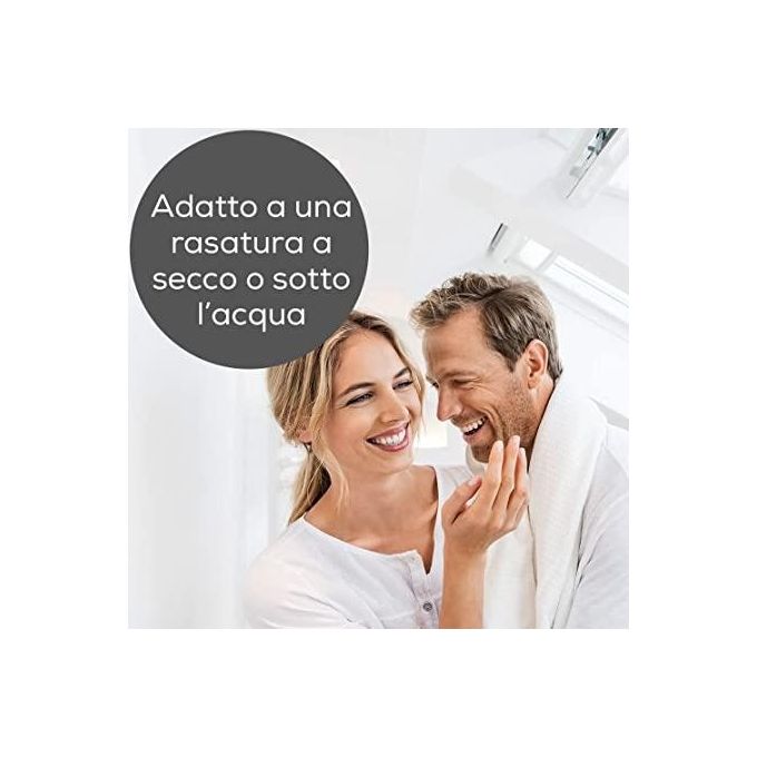 Beurer HR8000 Rasoio elettrico rotante secco umido 3 testine autonomia 60 min colore Marrone Nero