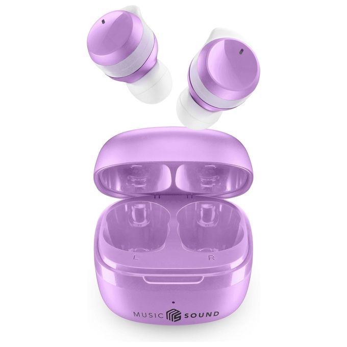 Cellular Line Music Sound Flow Auricolare TWS Bluetooth Violetto
