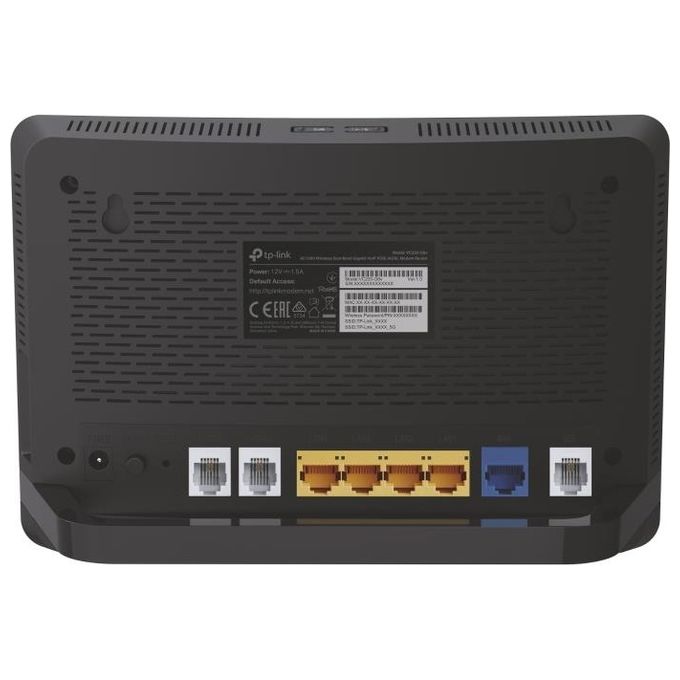 Tp-Link Archer VR1210v Router Wireless Dual-band 2.4GHz-5GHz Gigabit Ethernet 3G 4G Nero