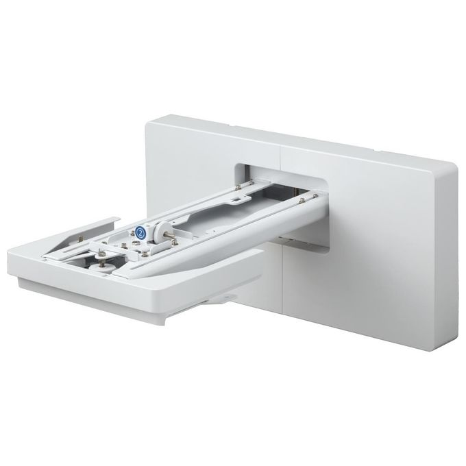 Epson V12HA06A06 Staffa a Parete per Proiettori a Focale Ultra Corta Compatibile EB-1480Fi EB-8xx con Gestione Cablaggio colore Bianco
