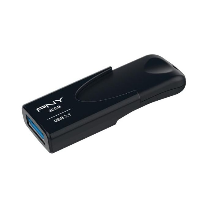 PNY Attache 4 Chiavetta USB 3.1 32Gb Velocita' di Lettura fino a 80 MB-s