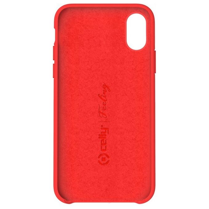 Celly Feeling Cover per iPhone XR Rosso