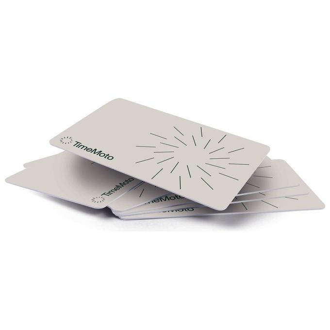 Safescan SSRF100 TimeMoto RF-100 Schede RFID 125 kHz Confezione 25 Pezzi Formato Carta di Credito colore Bianco