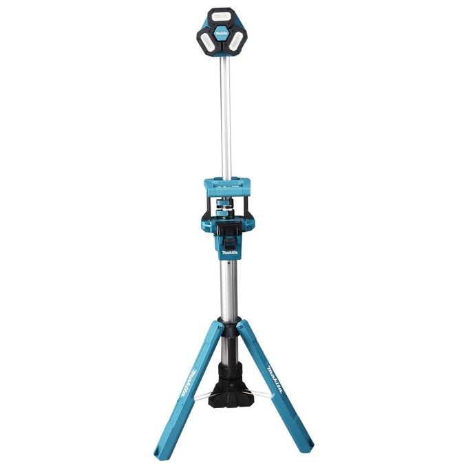 Makita DML814 Luce da Lavoro LED 3000 lm con Treppiede Regolabile colore Blu