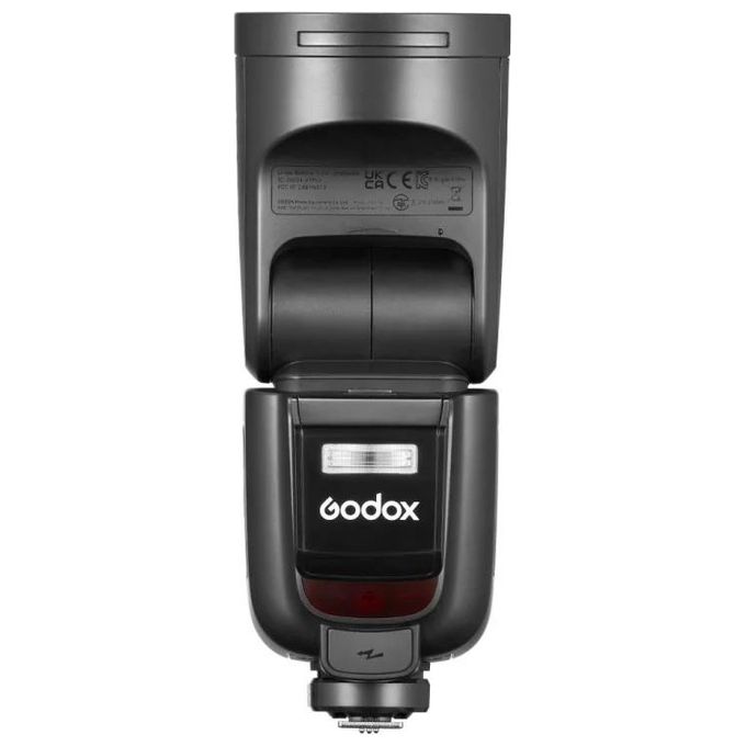 Godox 11417 V1Pro Flash TTL Testa Rotonda 76 Ws 28-105 mm 2,4 GHz 32 Canali 5 Gruppi Batteria Li-ion Ricaricabile USB-C colore Nero