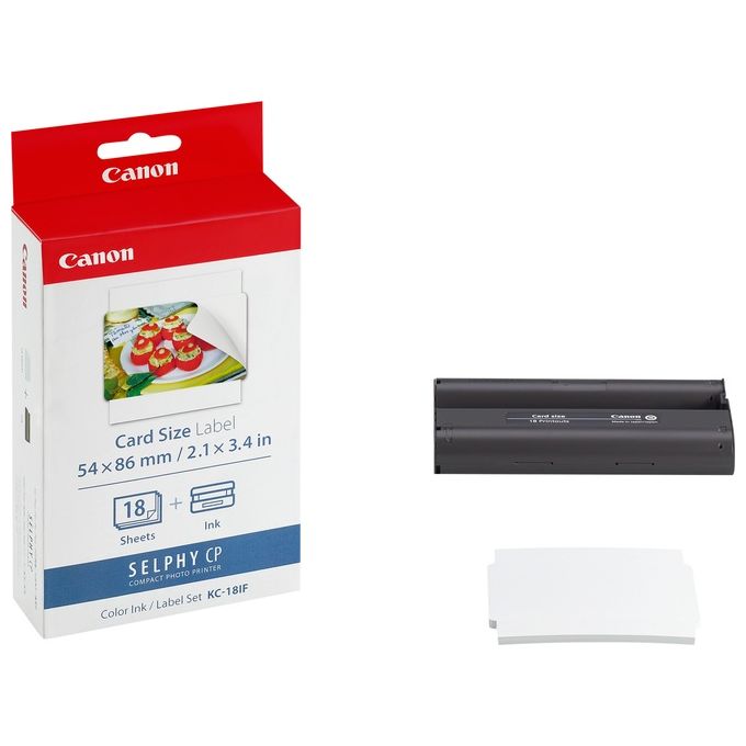 Canon Etichette Adesive Kc-18if Carta+ink