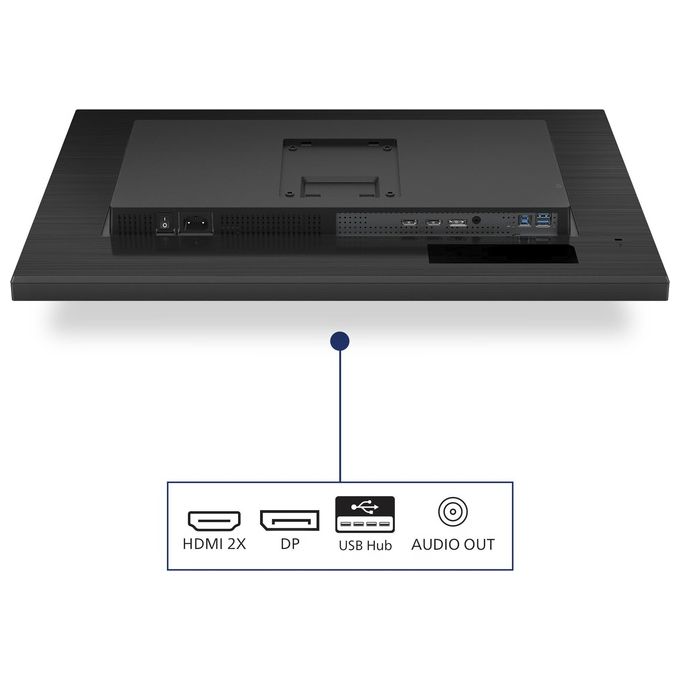 Philips 27B1N3800-00 Serie 3000 Monitor PC 27'' 4K Ultra HD IPS 3840 x 2160 Pixel HDR10 Altoparlanti Integrati USB Hub 3.2 Gen 1 VESA 100x100 mm Regolabile in Altezza colore Nero