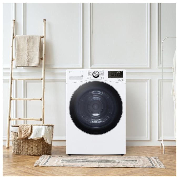LG RH18U8AVCW Asciugatrice Pompa di Calore 18 Kg Classe D DUAL Inverter Direct Drive AI Dry Wi-Fi (99x77x82 cm) colore Bianco