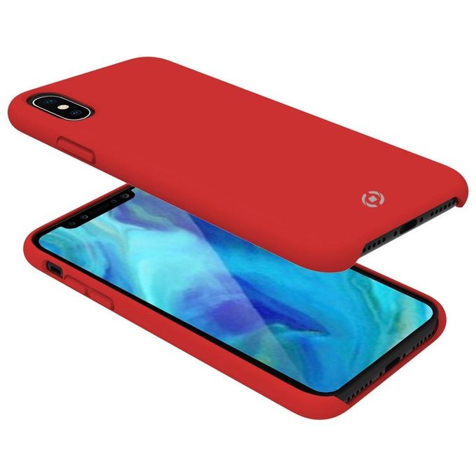Celly Feeling Cover per iPhone XS Max Rosso