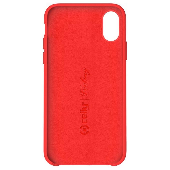 Celly Feeling Cover per iPhone XS Max Rosso