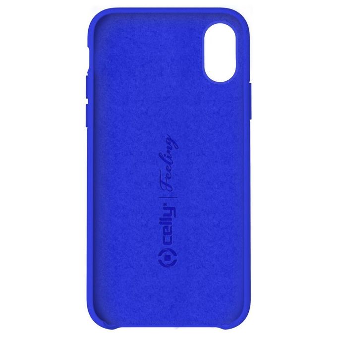 Celly Feeling Cover per iPhone XS Max Blu