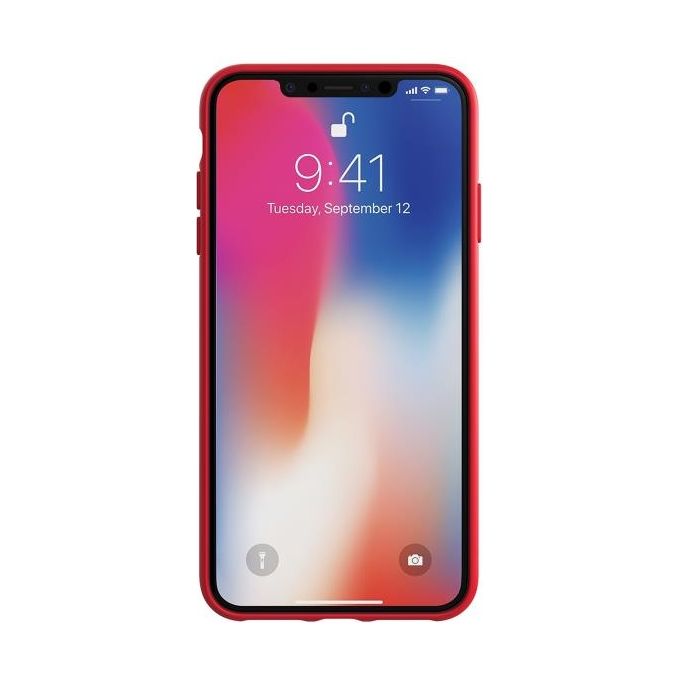 Adidas Gazelle Cover per iPhone XS Max Rosso-Bianco