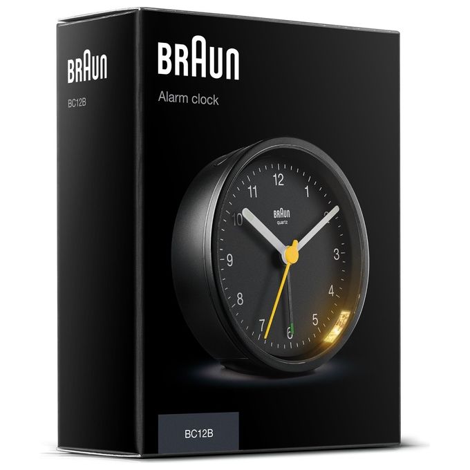 Braun BC 12 B Sveglia al Quarzo Nero