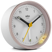 Braun BC 12 PW Sveglia al Quarzo Rosa-Bianco