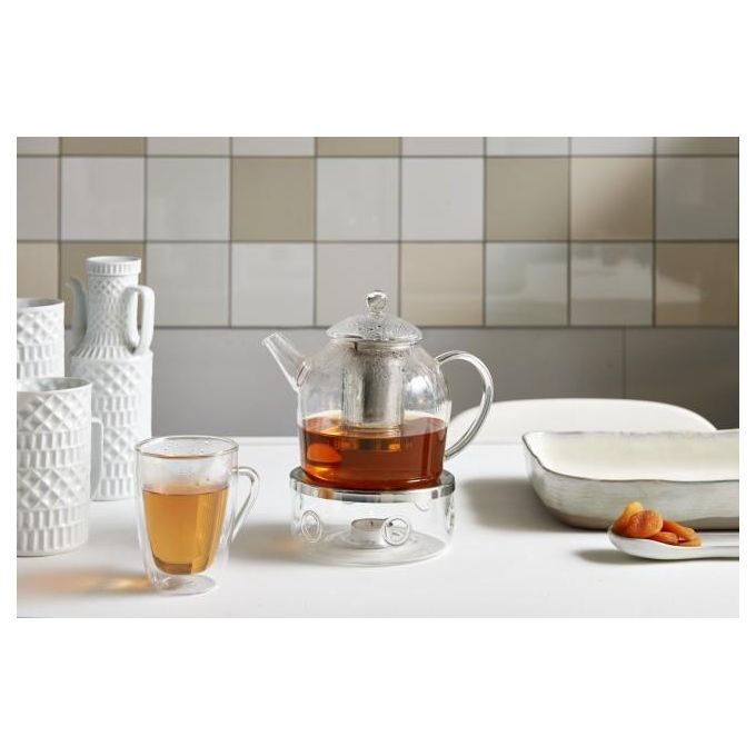 Bredemeijer Teapoot Glass Minuet Santhee 1,2 Litri con Filtro