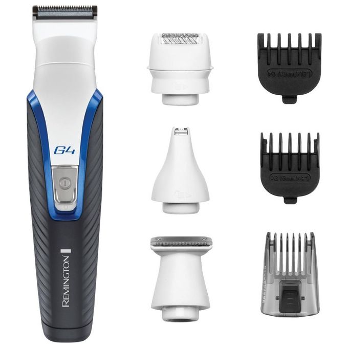 Remington PG4000 G4 Graphite Rasoio elettrico multiuso 7 testine autonomia 60 min colore Nero Blu Bianco