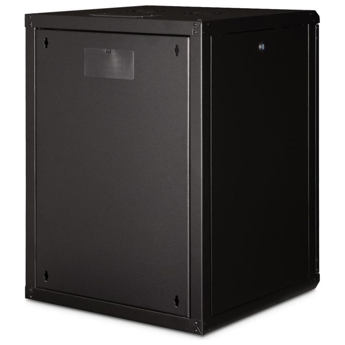 Digitus DN-19 16U-6-6-SW Unique Armadio Rack a Parete 19'' 16U 100 Kg IP20 porta in vetro colore Nero