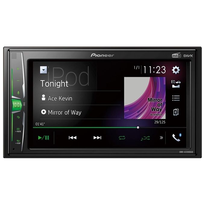 Pioneer Autoradio 2 DIN DMH A3300DAB Touchscreen 6.2 Bluetooth DAB Android iOS