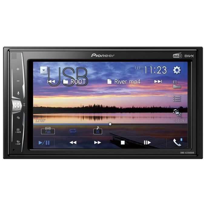 Pioneer Autoradio 2 DIN DMH A3300DAB Touchscreen 6.2 Bluetooth DAB Android iOS