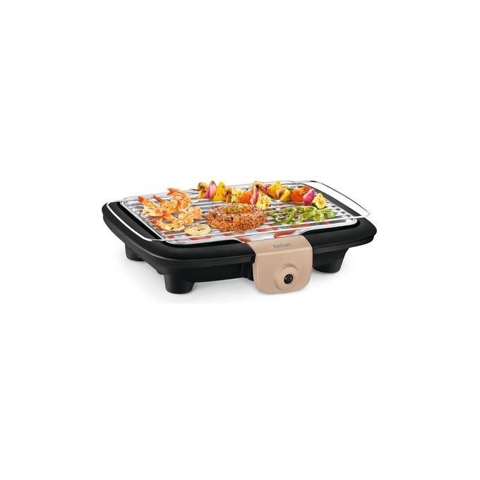 Tefal BG90C814 EasyGrill Griglia Elettrica da Tavolo 2300 W 870 cm² colore Nero