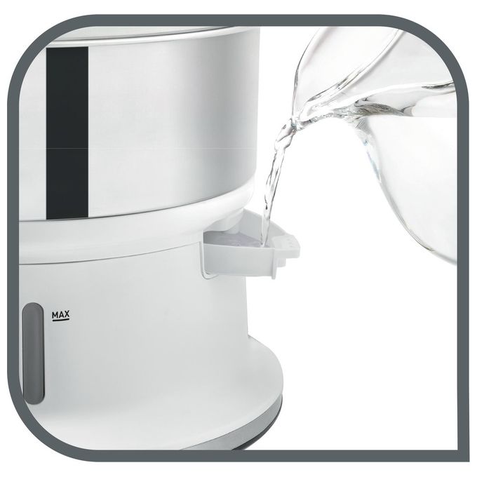 Tefal VC1451 Convenient Series Inox Vaporiera Timer con Spegnimento Automatico Livello di Acqua Visibile 6 Litri