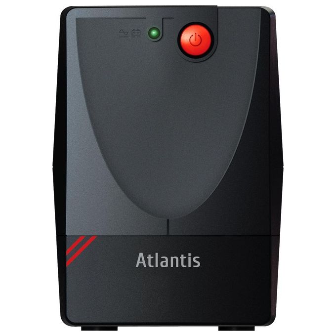 Atlantis A03-X1500 Ups 1000va 500w Line interactive ups avr Batteria 12v 4,5ah-2 Prese Schuko