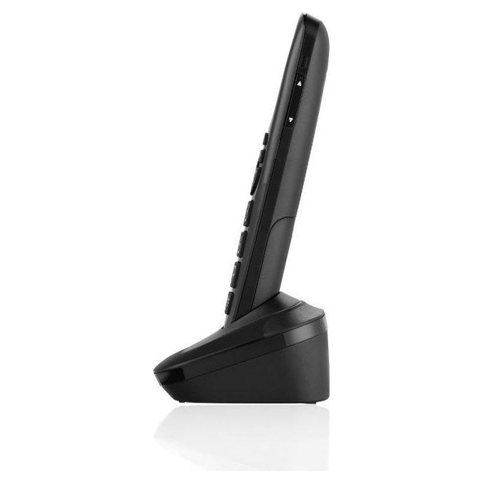 Brondi Telefono Cordless Bravo Bright Black Tasti Grandi Display Suonerie Polifoniche Tasto Boost