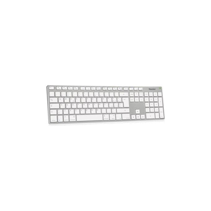 Hamlet Tastiera Estesa in Alluminio Compatibile Apple Usb Silver