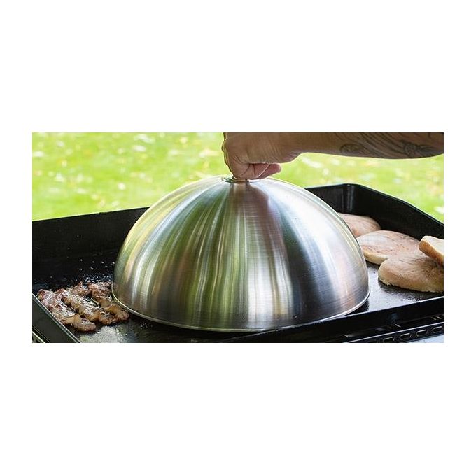 Campingaz 2000035409 Campana per Cottura a Vapore in Acciaio Inossidabile Diametro 32 cm Altezza 13,5 cm colore Argento