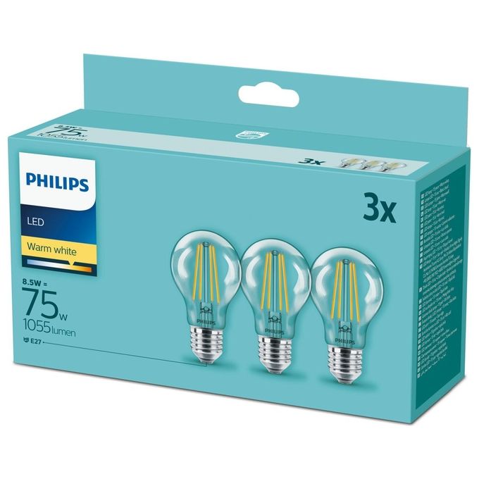 Philips Dis Led Goccia Filamento 75W E27