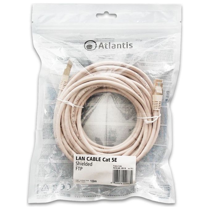 Atlantis Cavo di Rete Cat 5e Schermato Ftp 10mt